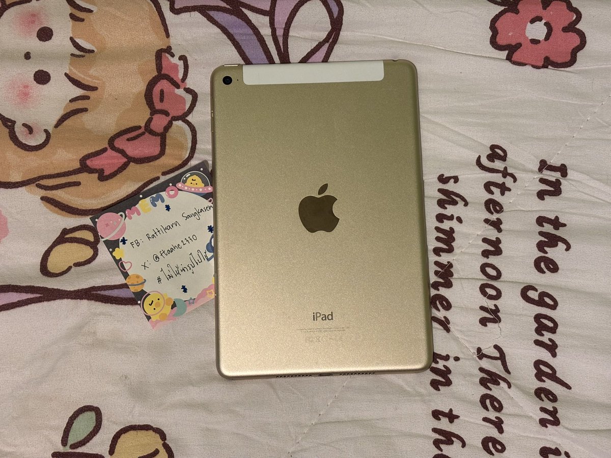 ftaahe2330's tweet photo. Ipad mini 4 128 GB

- มีรอย 3 จุด ไม่มีผลต่อการใช้งาน
- ใช้งานได้ปกติ แต่แบตลดเร็ว
- ไม่มีกล่อง มีแค่ตัวเครื่อง
- เหมาะสำหรับไว้ดูหนัง ฟังเพลง เล่นเกมเบาๆ

 💖3,000 รวมส่ง 📌พร้อมโอนลดได้นิดหน่อย
สนใจดูเพิ่มเติมทักมาเลยคับ✅
#ส่งต่อไอแพด #ไอแพดมือสอง #ส่งต่อipad  #ส่งต่อiphone https://t.co/nzfAityxU8