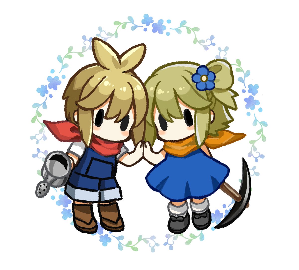 summon_xxx's tweet photo. 🌱ちゃんと自機ちゃん https://t.co/1TXgbPfSFY