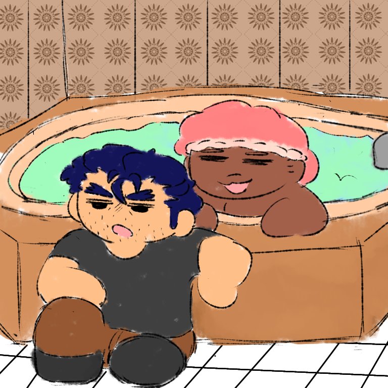 StudyofWombo's tweet photo. CW// Slight nudity + mentions of canon character death.
Day 2: Bath + Extra art below
"I just seen him..."
#YUMETOBER #StarryCastle https://t.co/CwdhhaJgbk