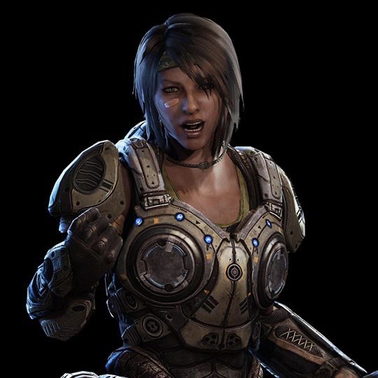 MasterMold76's tweet photo. Gears has always had strong female characters. Since Gears of war 3 I’m sorry if this affects your bromance. Having a good mix of characters makes a game feel more engaging. Sorry I don’t want to play a 12hr sausage fest!! https://t.co/ZLzCgiyeyS