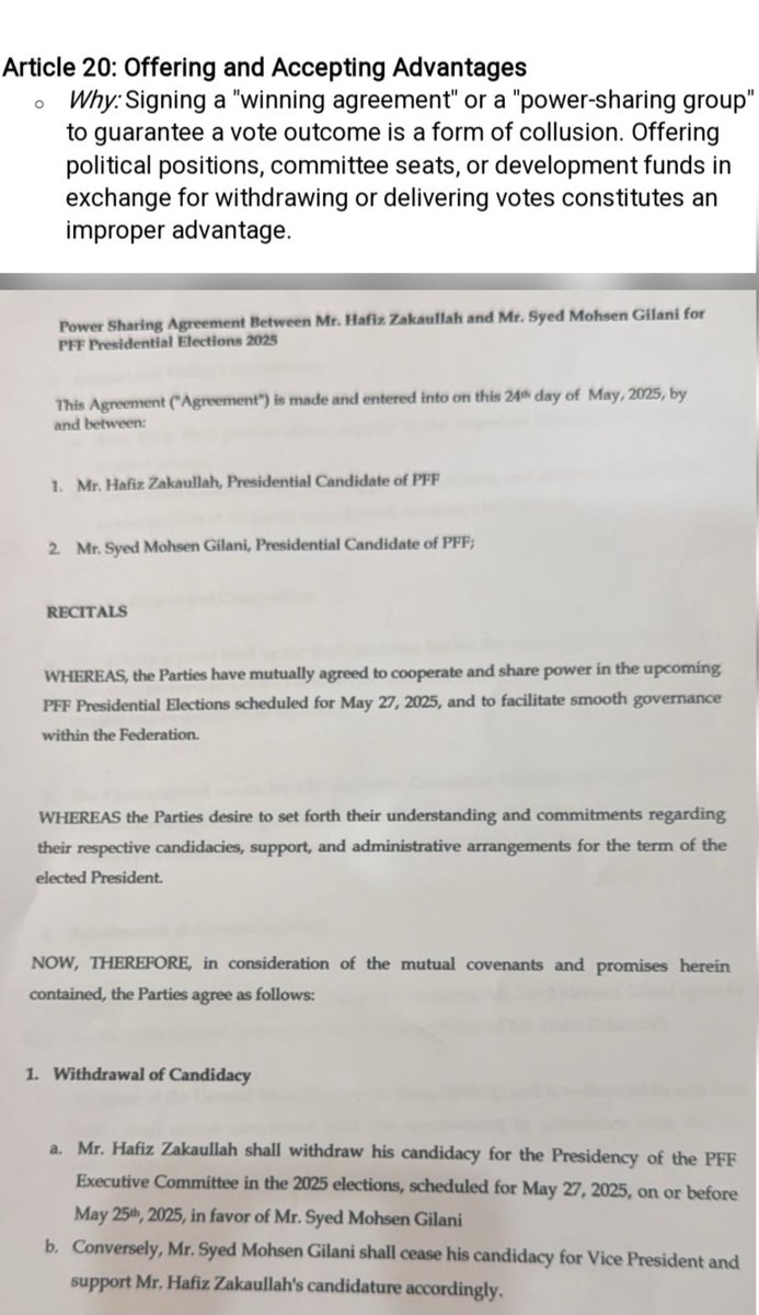 SaddamSH17's tweet photo. Pakistan #Football Federation President Mohsin Gillani
Remarkable election victory,#FIFA President #GianniInfantino is looking to adopt the same winning formula for 2027 FIFA Presidential Elections in Morocco.β½οΈπ³πβ€΅οΈ #FootballLeaks #FreeAndFairelections #PakistanFootball #PFF https://t.co/HrXcd4BMwN