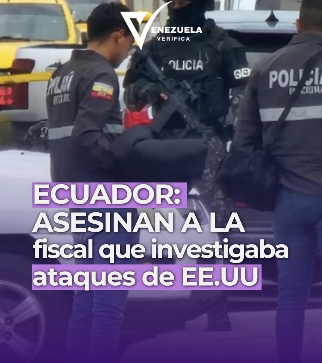 Tiranicoo's tweet photo. Fiscal secuestrado en Bolivia y ahora fiscal asesinado en Ecuador, ambos ligados a intervención gringa en Latinoamérica, la operación condor 2.0 opera a plena luz del día. https://t.co/LXXtFdSiYc