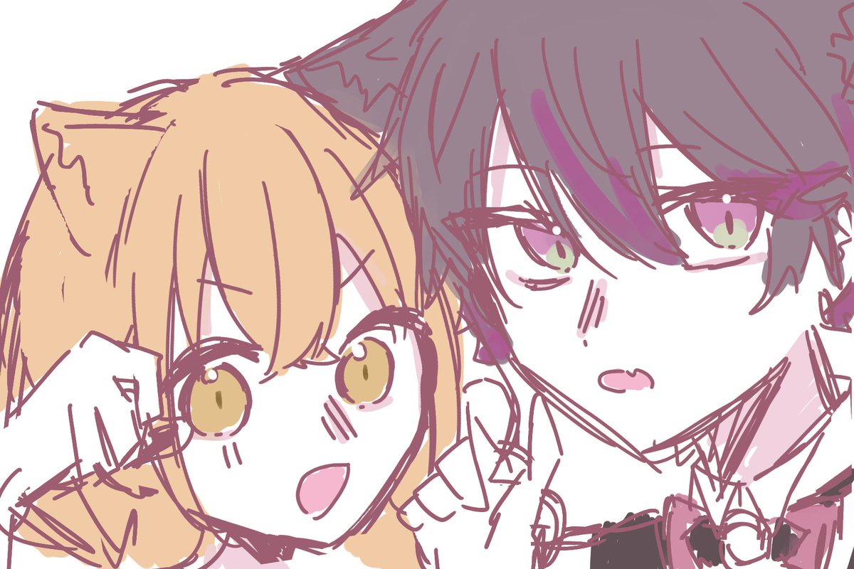 12ten_3xx's tweet photo. ニャン生落描き https://t.co/kmeYTECDER