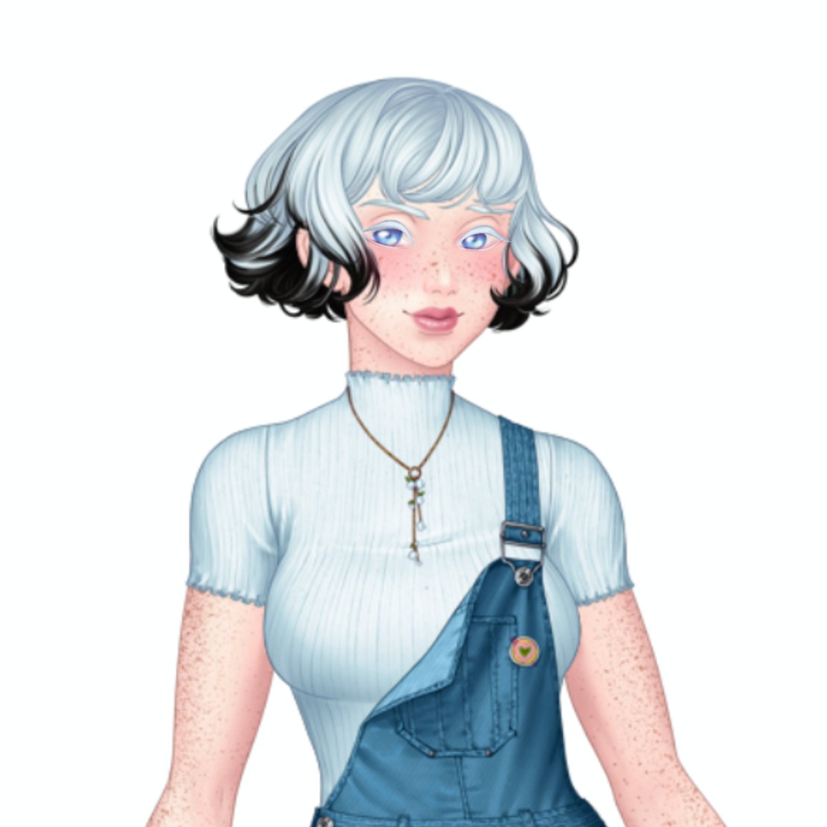 Wonyamin's tweet photo. Por el momento la única que se tiñe es mi Skylar de New Gen, su cabello natural es blanco pq es albina. Generalmente se tiñe de negro pero solo las puntas y de vez en cuando, para variar se hace mechas o mitad y mitad https://t.co/trk9f4knFW