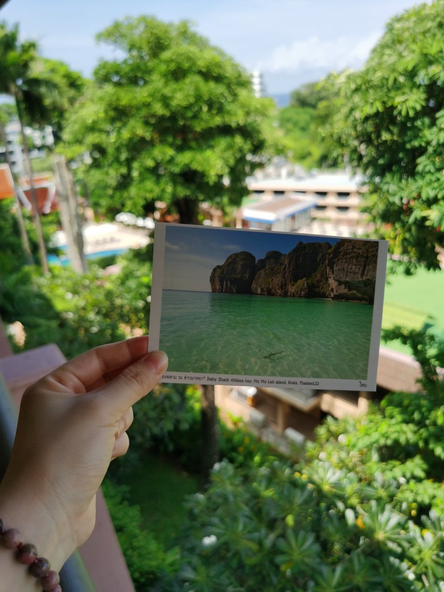 baipai75's tweet photo. A beautiful day starts with writing postcards #KataBeach   #Phuket https://t.co/xX9xEFfOKn