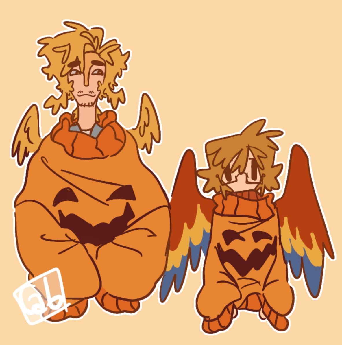 cabbagecristmas's tweet photo. i wanted to draw them and their stupid matching sweaters https://t.co/gFdPPqBcZJ