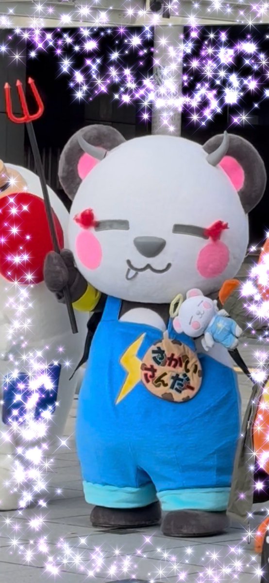 NAFFY1026's tweet photo. #ゆるバース2026
#マイぴょんのファッションショー

【速報】
ファッションショーに登場した
さんだーちゃん

めっちゃくちゃかわええ〜〜〜🥰💕
小悪魔スタイル？😈💖

#さかいさんだー ちゃんにてっぺんの景色を🥇 https://t.co/AlG77yzBo4