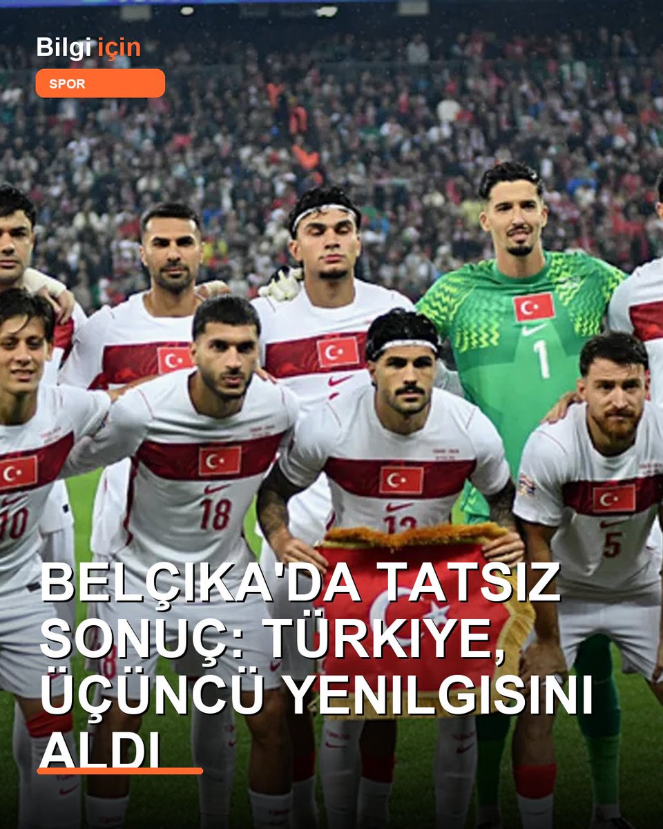 bilgiic1n's tweet photo. Belçika'da tatsız sonuç: Türkiye, üçüncü yenilgisini aldı

🔴 Türkiye, UEFA Uluslar Ligi'nde Belçika'ya 3-0 mağlup oldu. Bu sonuçla milliler, organizasyondaki üçüncü yenilgisini yaşadı.

#Bilgiİçin #UEFA #Spor https://t.co/ACHPEty7Xz