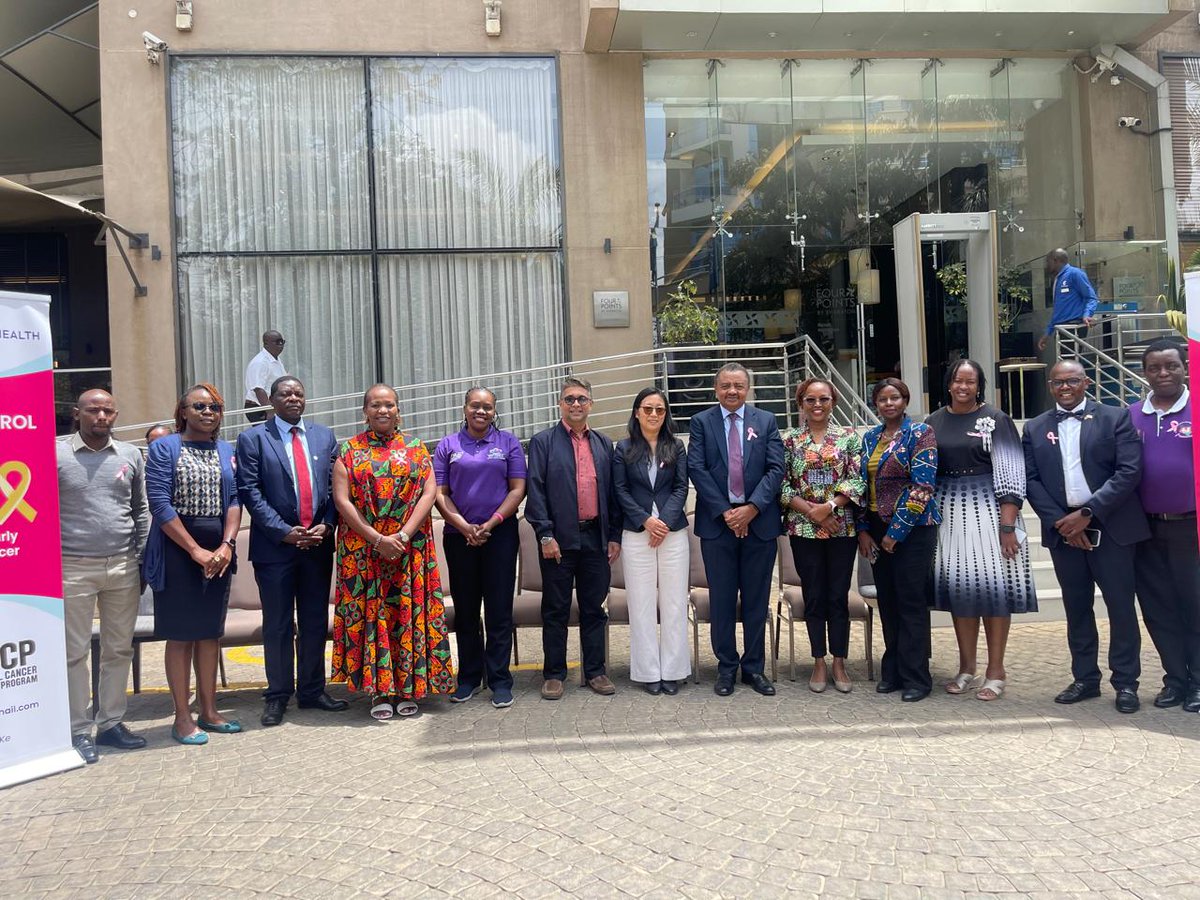 CancerProgramKE's tweet photo. The National Cancer Program Office hosted the Yr 3 Review of Kenya’s National Cancer Control Strategy 2023–2027.Cancer control needs evidence, coordination, financing &amp; joint action not just strategy. Focus: strategic information, cancer registration &amp; research to push rollout. https://t.co/WLS3ZavxjP