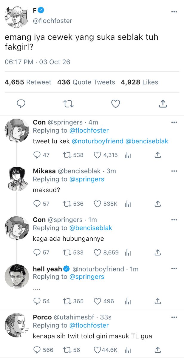ohayoupokko's tweet photo. aot netizen au

kali ini floch ip udah jadi user cenblu https://t.co/wjoPVeo4hq