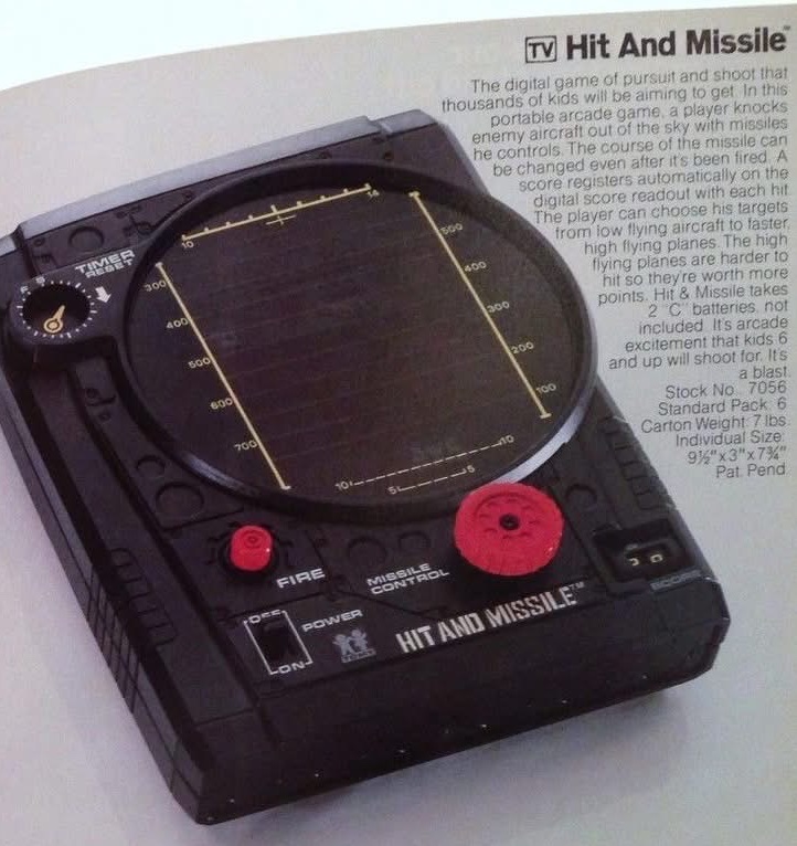 toys_retro's tweet photo. Hit and Missile โ The Handheld Arcade Game of 1979! ๐๐ฏ #HitAndMissile #VintageGames #ElectronicGames #70sToys https://t.co/RfPrFkEkPE