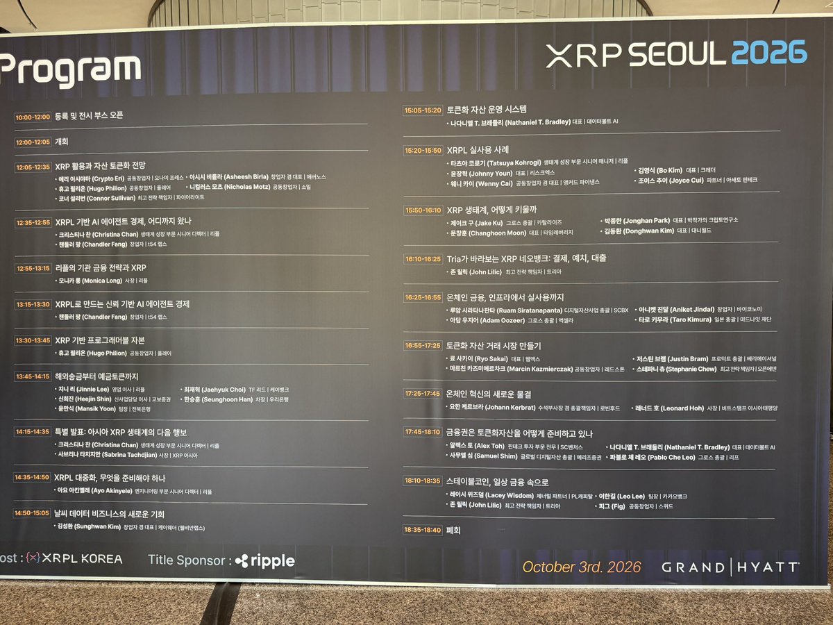 RyosCoinPost's tweet photo. KBW最後のビッグカンファレンス「XRP SEOUL」は運営によると5,000人以上の来場者ですごい盛り上がりでした😳
@XRPSEOUL 

リテールの熱が圧倒的でステージも超満員

ご登壇の機会もいただき、韓国での1週間が無事終わり今から1日半だけ日本に帰国します。笑

来週はいよいよTOKEN2049

10/8のSBIとのイベントは、ありがたいことにすでに申し込みは1,200人を超えており、登録と入場を制限することになりそうです！

https://t.co/NqqwlqQe3q

See you all in Singapore! 🇸🇬