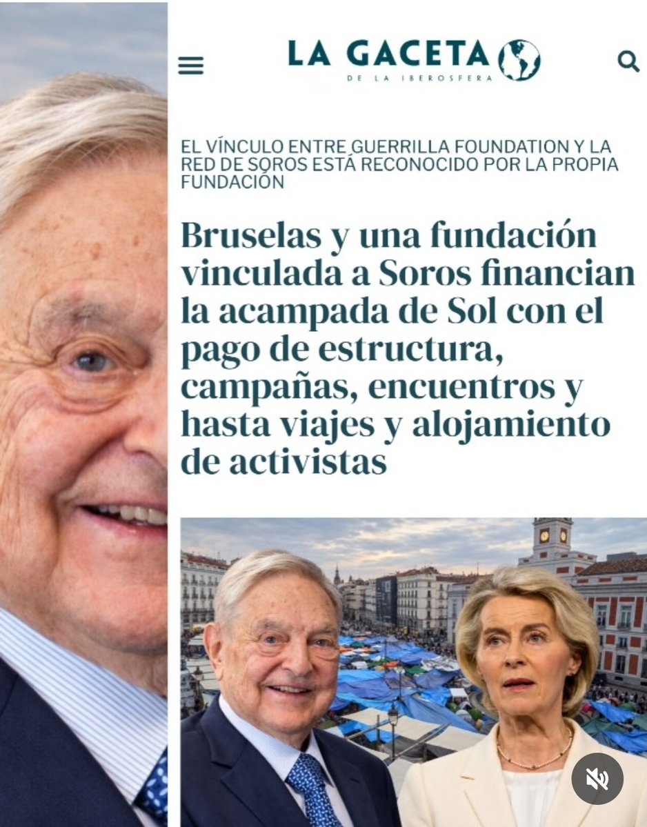 Thomy200261's tweet photo. Cómo no iba a estar el satánico de Soros y la aprendiz y Jefa de Feijoo!!.
Sois el mal, podéis haceros los damnificados en Madrid ahora también después de ver que vuestro partido lo financia?.
PP y PSOES, sois el mal, os camufleis de moderados o no. https://t.co/ysAapoccMS