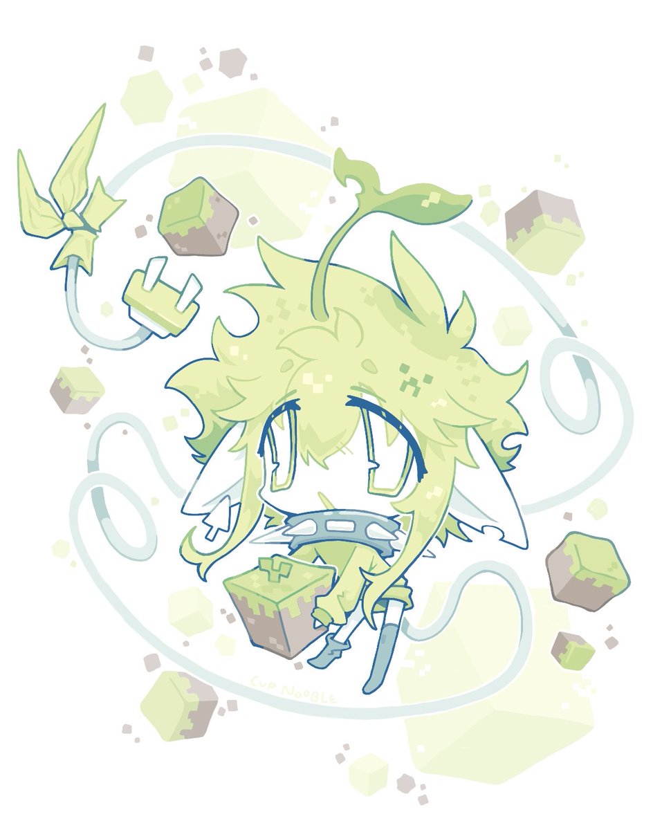 Cup_Nooble_'s tweet photo. Whaaaahhhh dirt block with grass 🌱🍃💫🌱
Hmmmmm thinking about making commissions in this style maybe o3o … would anyone be interested and what kind of block / mob would you choose??? https://t.co/mnnHXANevg