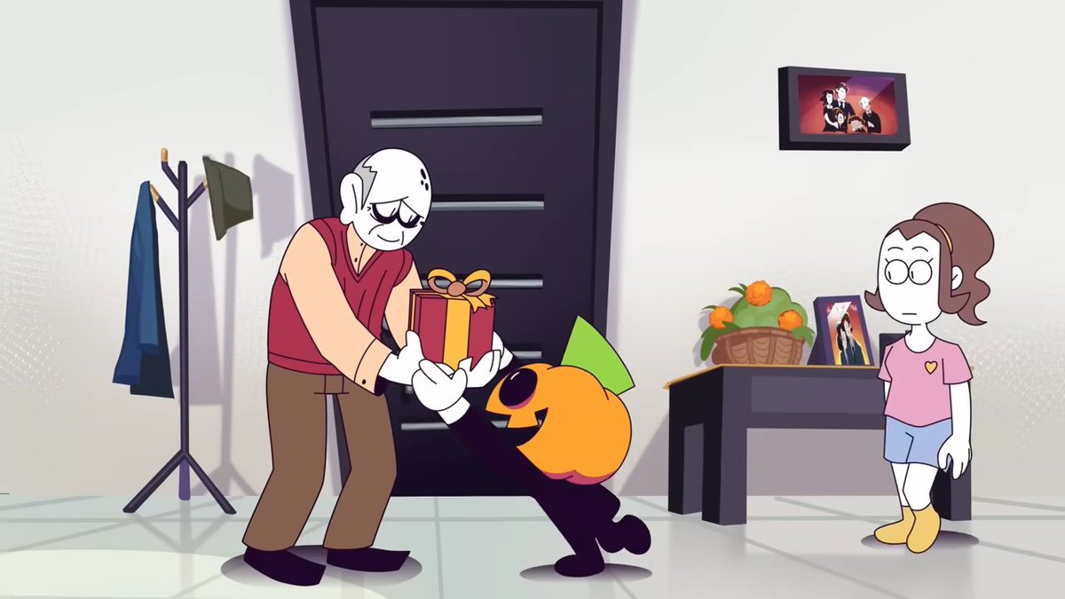 luankct's tweet photo. Senhor Wonder sendo um amor de pessoa em Spooky Month https://t.co/XWS5L7Dl5w