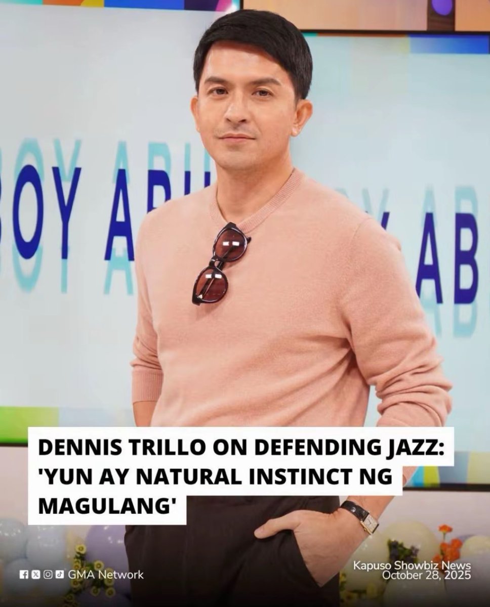 mikhwave's tweet photo. this is what i’m sayingggg ! like, people really have the nerve to call him nakikisakay at oportunista for speaking up when GOD FORBID a father defends his son (and by extension, his wife). this isn’t even the first time he’s clapped back at anyone who targets jazz. by his own words, it’s instinct ng pagiging magulang sa anak. something patrick could ONLY apply to his daughter, pero hindi sa panganay niya.