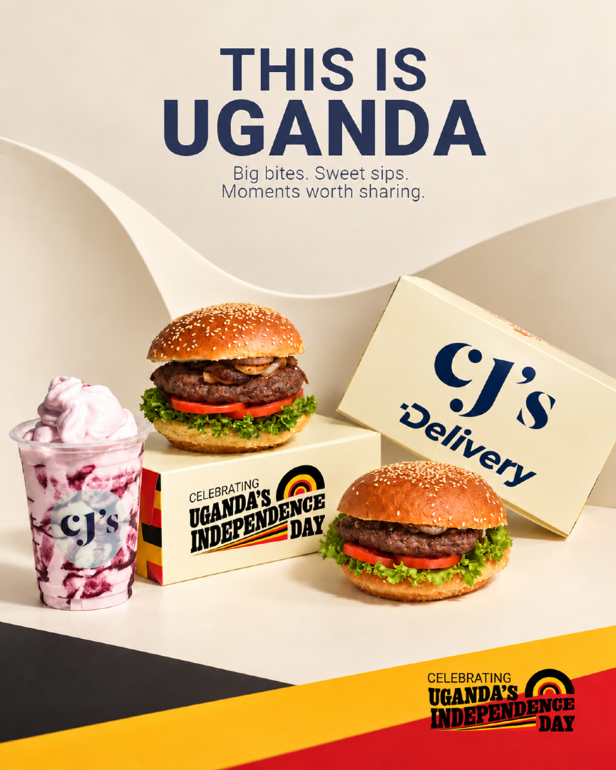 CJs__256's tweet photo. Different favourites. The same joy of coming together. 🇺🇬❤️
This is Uganda, in the everyday moments we share.
This Independence season, your CJ’s favourites are wearing our colours. Gather your people, order something everyone loves, and make another memory together. 🍕🍔🥤

#CJs #ThisIsUganda #CJsUganda #Independence #fyp