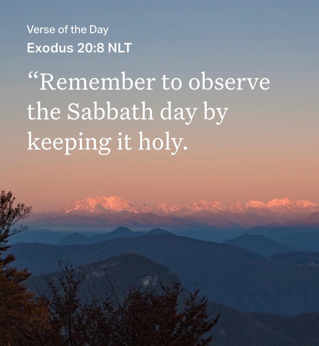 magaarmadillo's tweet photo. ““Remember to observe the Sabbath day by keeping it holy. ”
Exodus 20:8 NLT
#SurrenderRoom https://t.co/hwqQKw25Oc