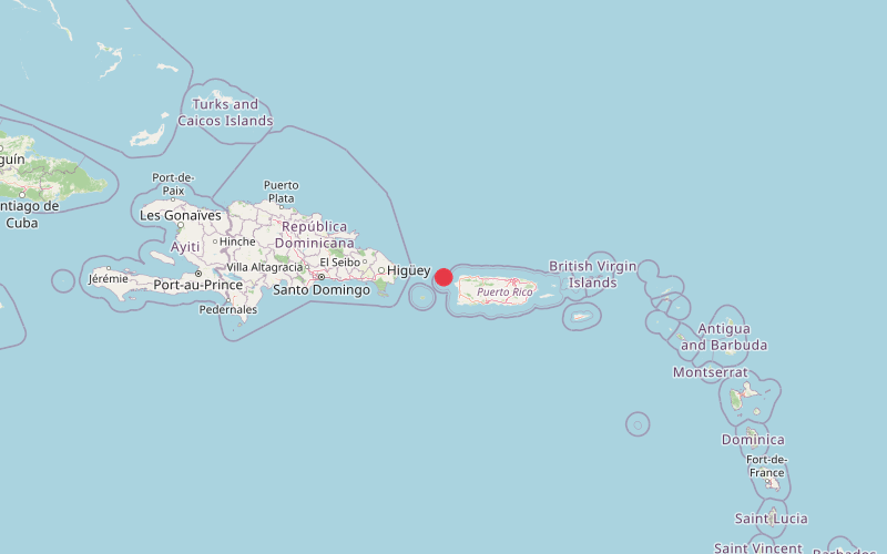 Seismes's tweet photo. 🔵 Séisme notable : M 3.9 — 29 km WNW of Rincón, Puerto Rico, le 03/10 à 10:35 UTC. (à ~258 km de Saint-Domingue) #SaintDomingue #PuertoRico https://t.co/ugTTanLatD https://t.co/qs9zMImev6