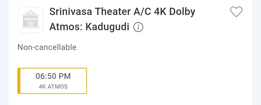 ROHITHNAID's tweet photo. Afternoon shows are filling faster than expected 🔥
The theatre response keeps getting stronger with every show
#Bail #BlockbusterBail @NimmaShivanna @KVNProductions https://t.co/Sn8zek8fKi