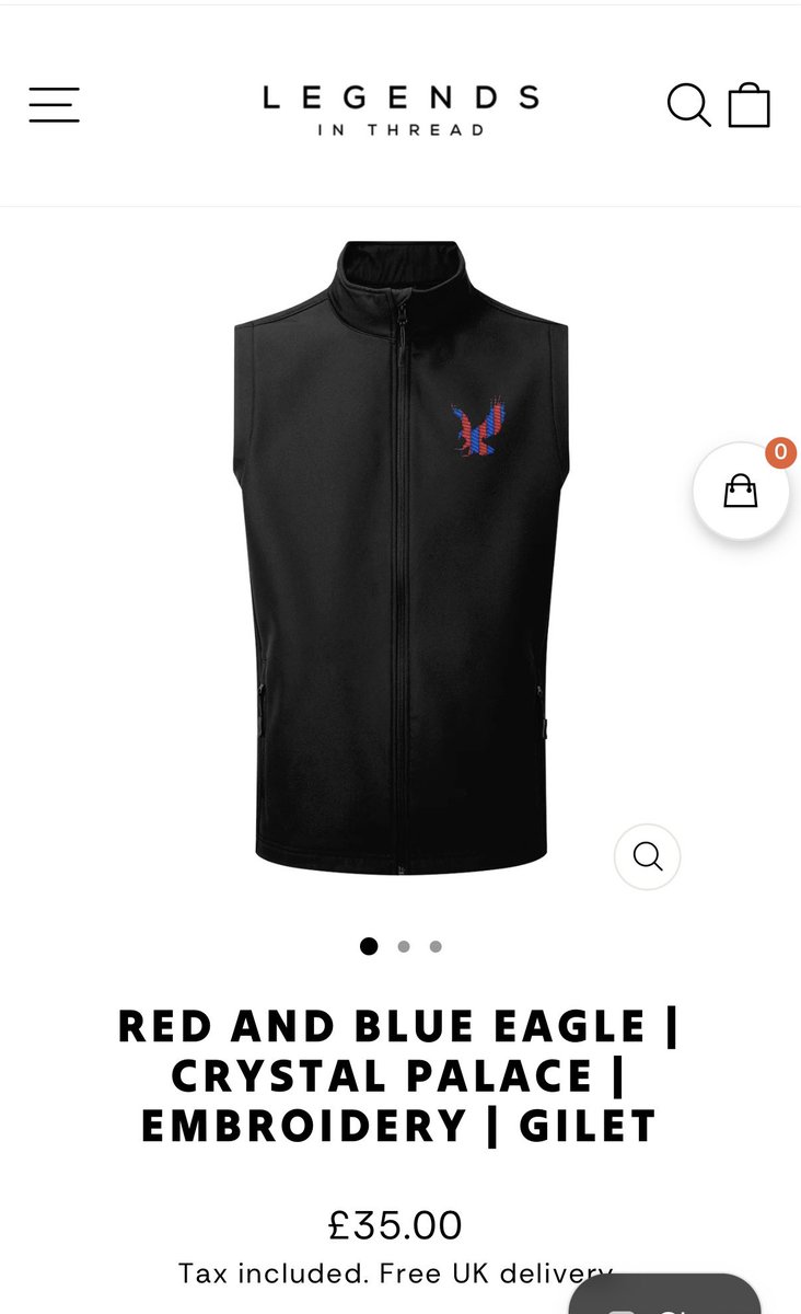 LegendsInThread's tweet photo. Know a Palace fan who is size XXL? 

I have a couple of clearance items, brand new and waiting to go to a Palace fans forever home 🦅❤️💙

Eagle Polo shirt - £20
Eagle Soft Shell Gilet - £25

DM if you’re interested. Free shipping. 

#CPFC https://t.co/wq10LRPKhC