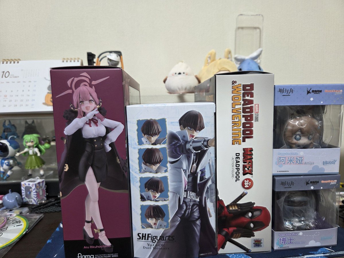 teleho's tweet photo. アルちゃんのfigmaとついでにいろいろと買ってきた https://t.co/0KU6kPbHyI