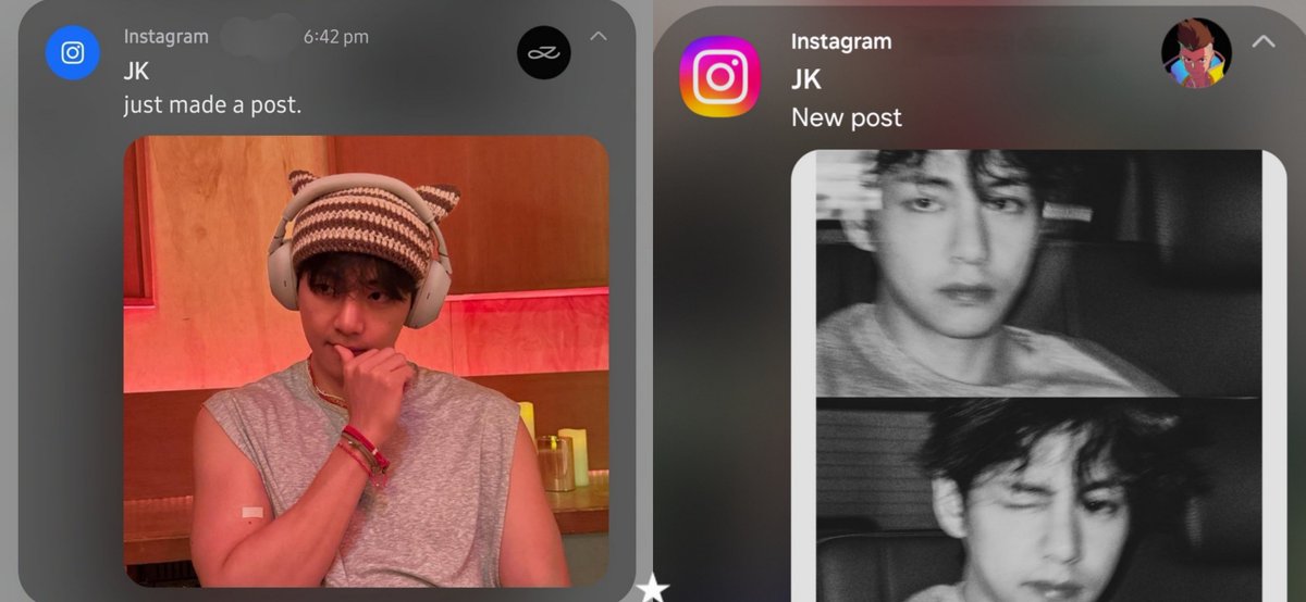 Kvdarlings's tweet photo. One for the past
Two for the present 

😭😭😭😭GUYSS OMGGGG BEST NOTIFICATION EVER https://t.co/O6hnpBUZpH