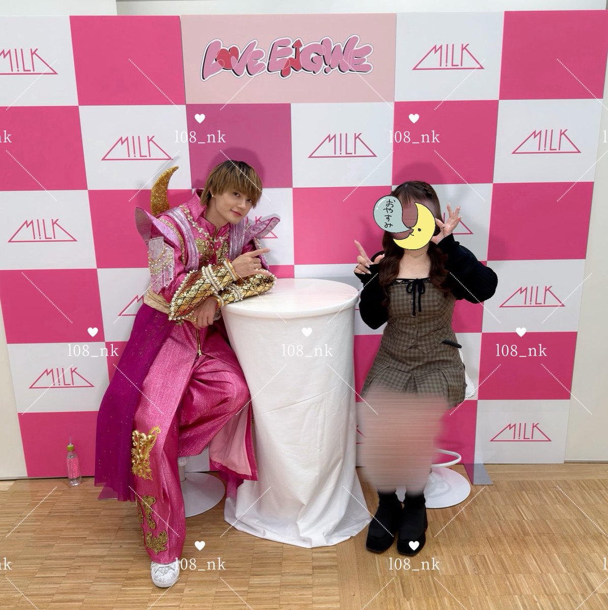 l08_nk's tweet photo. M!LK LOVE ENG!NE 2SHOT撮影会
♡10.03 ♡ 大阪

はやとくんだーいすき(*´³`*) ㄘゅ💕
ニコってしてくれて生きた心地したありがとう🤩💮💘
#佐野勇斗 #MILK #ツーショット https://t.co/iYTBnNyiZ9