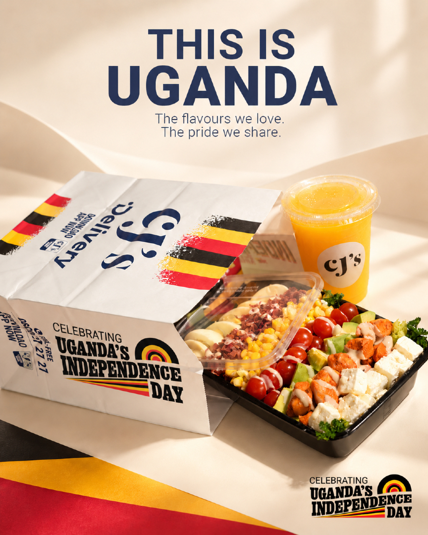 CJs__256's tweet photo. Different favourites. The same joy of coming together. 🇺🇬❤️
This is Uganda, in the everyday moments we share.
This Independence season, your CJ’s favourites are wearing our colours. Gather your people, order something everyone loves, and make another memory together. 🍕🍔🥤

#CJs #ThisIsUganda #CJsUganda #Independence #fyp