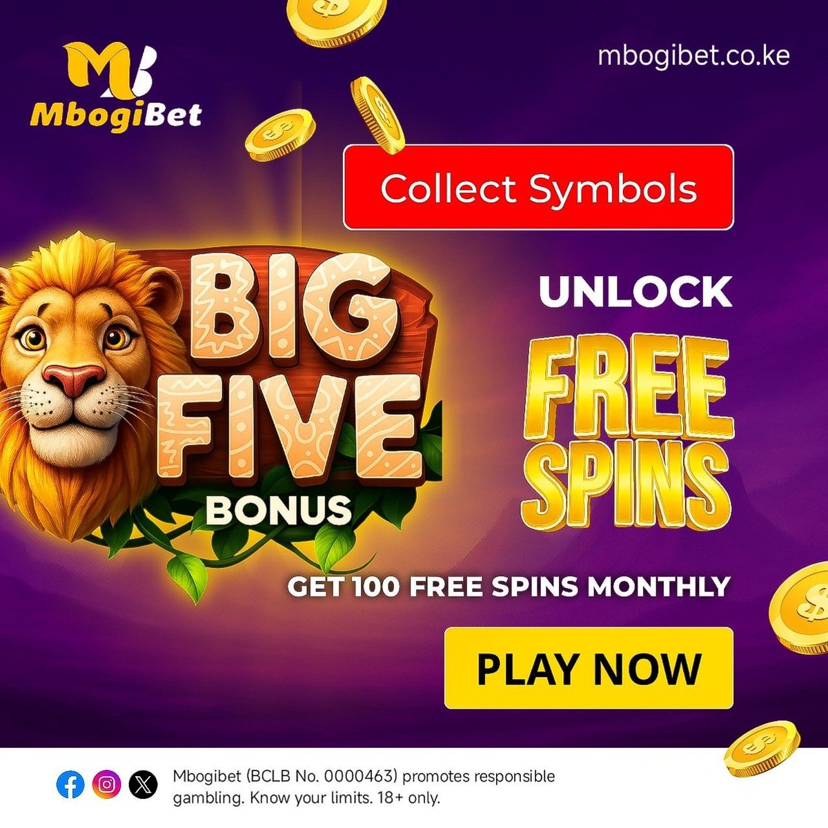 Tito_kenyan's tweet photo. Unlock Big Five Bonus today! Combine it with Ten Percent Boost and Deposit Spin Shinda for non-stop action. Play now and let the wild wins begin! #MbogiBetDaily  

Register MbogiBet: https://t.co/gtKngoGSGN https://t.co/MdJVZkEiXT