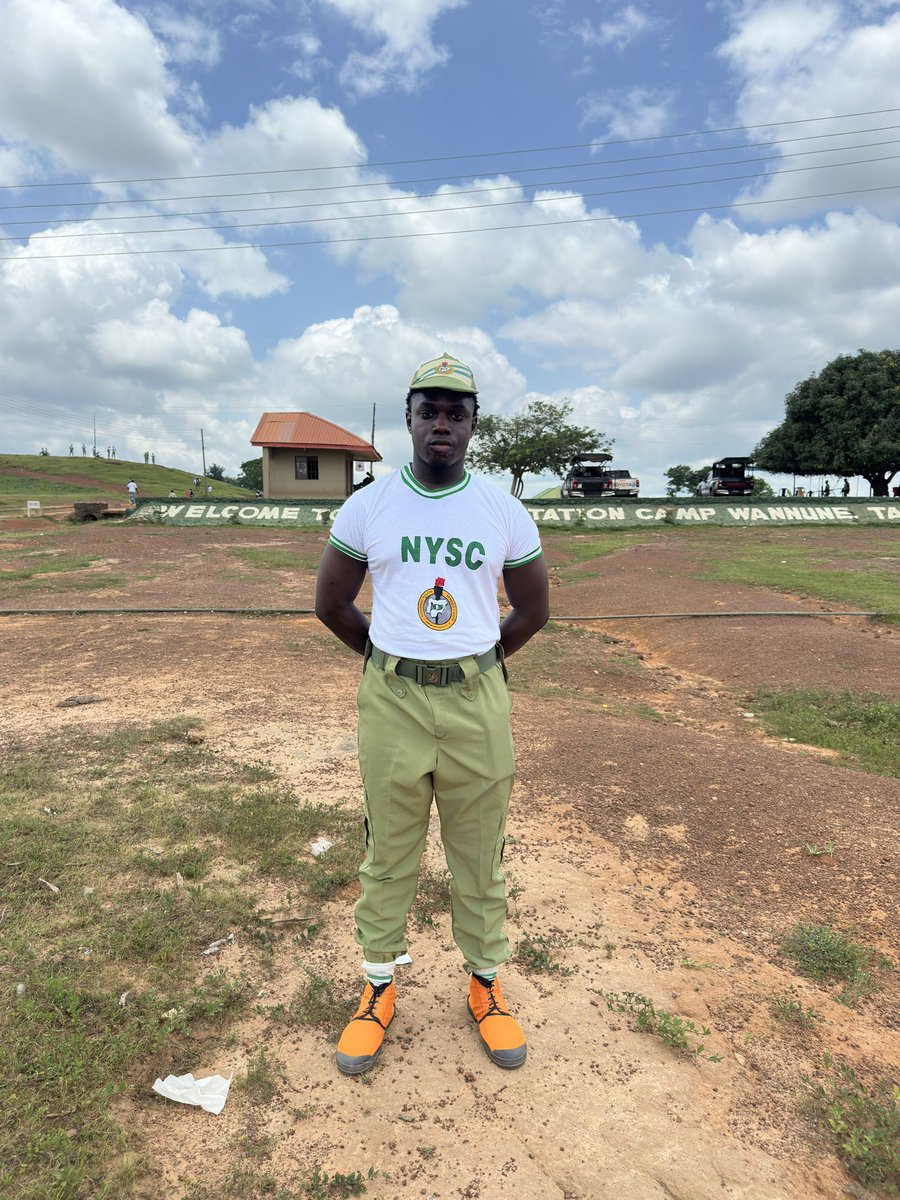 J3shuaF's tweet photo. Got sworn in to NYSC yesterday forgot to post 😭 https://t.co/YIMnBtp9cA