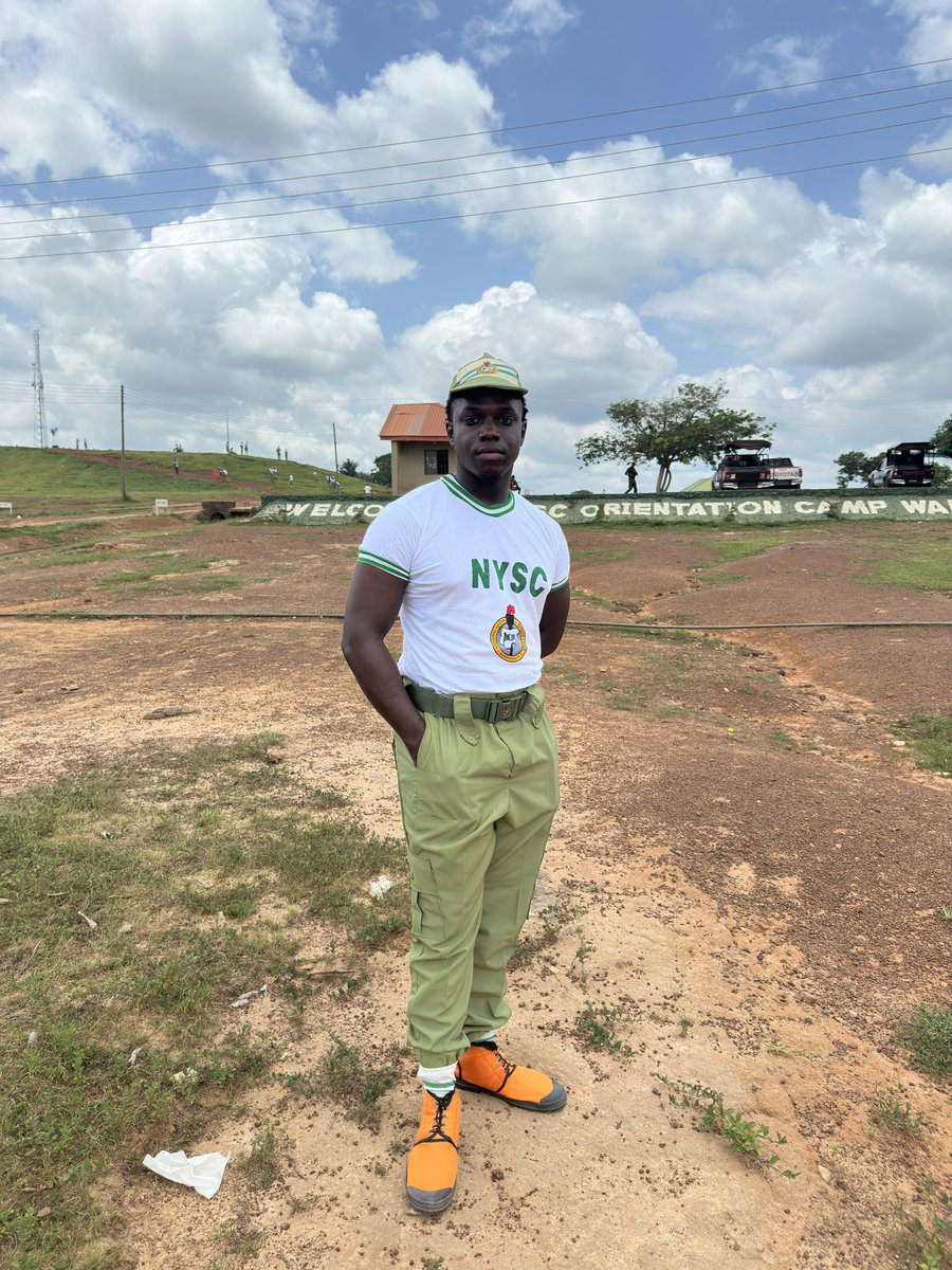 J3shuaF's tweet photo. Got sworn in to NYSC yesterday forgot to post 😭 https://t.co/YIMnBtp9cA