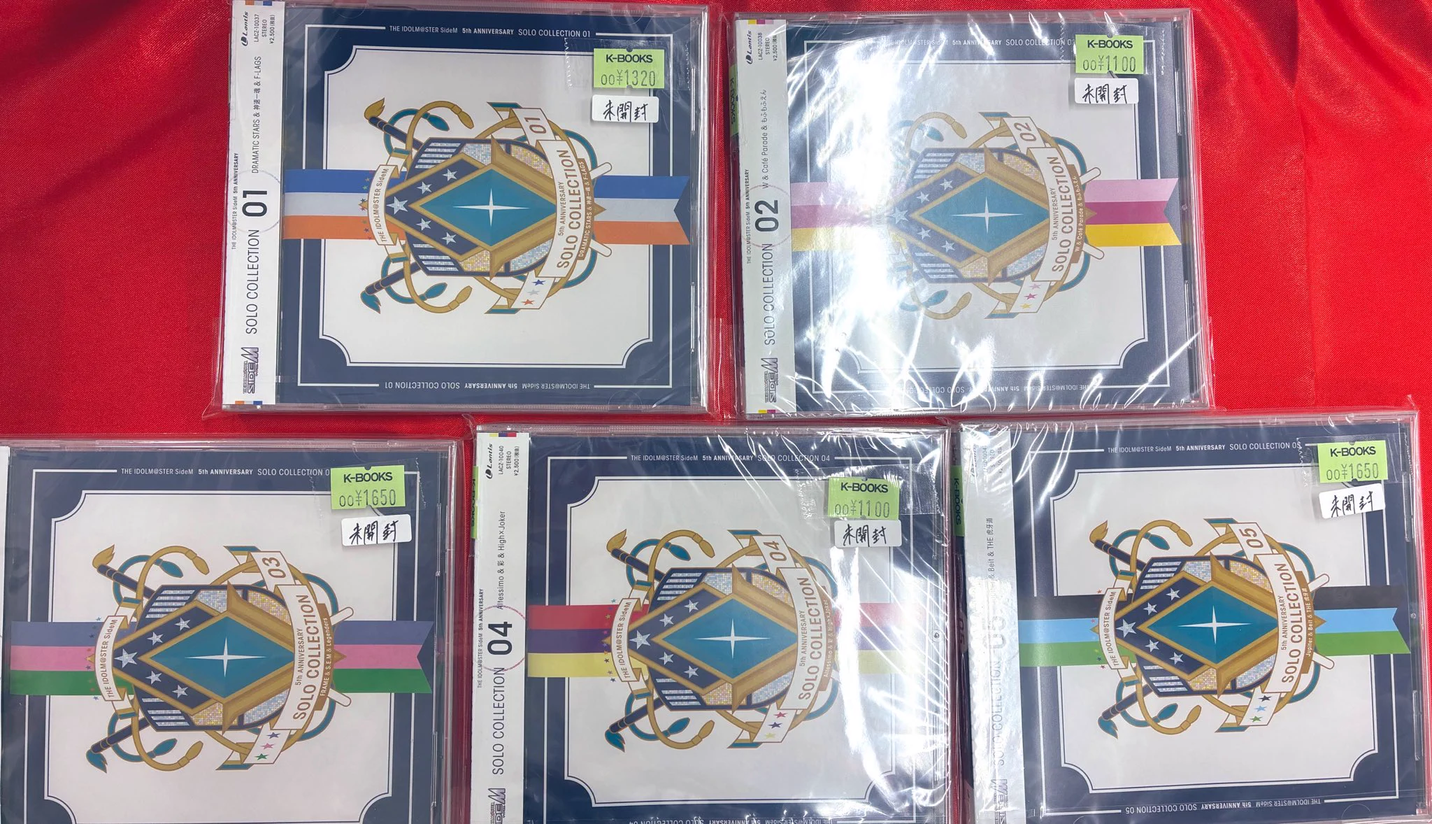 THE IDOLM＠STER SideM 5th SOLO ソロコレ 5枚セット K-BOOKS ライブ館アネックス on X: 