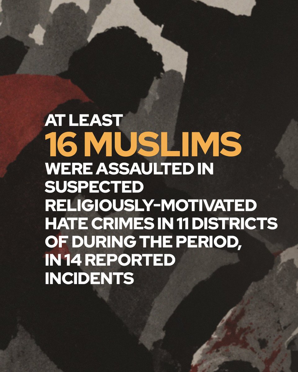 MaktoobMedia's tweet photo. The first edition of Election Watch: Uttar Pradesh, 2027, a bulletin from South Asia Justice Campaign (SAJC), stated that at least four Muslims were killed in suspected religiously motivated hate crimes between 01 August and 30 September.

https://t.co/WvQMELwYoe https://t.co/2Bdy9t33XM