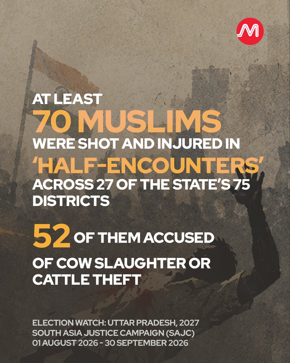 MaktoobMedia's tweet photo. The first edition of Election Watch: Uttar Pradesh, 2027, a bulletin from South Asia Justice Campaign (SAJC), stated that at least four Muslims were killed in suspected religiously motivated hate crimes between 01 August and 30 September.

https://t.co/WvQMELwYoe https://t.co/2Bdy9t33XM