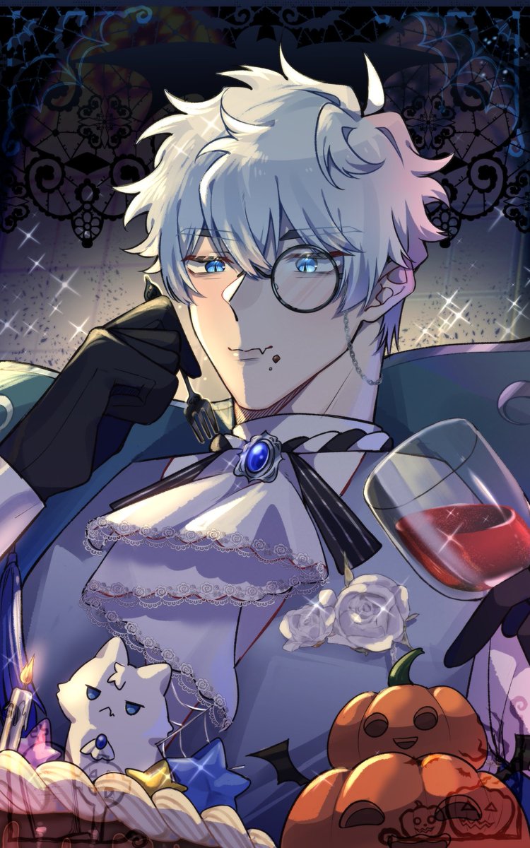 kikicaumania's tweet photo. My piece for @guangversary 🧛‍♂️

Mixing birthday x halloween theme 😆 https://t.co/6ub1YsPD5i