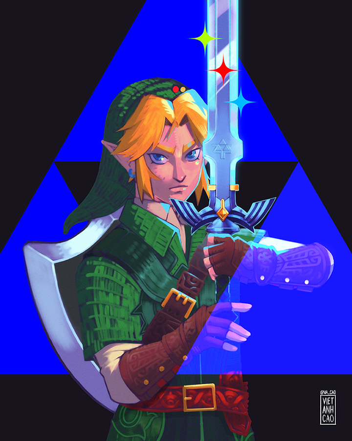 va_cao's tweet photo. Link (ocarina of time) https://t.co/rXq5xCxD4L
