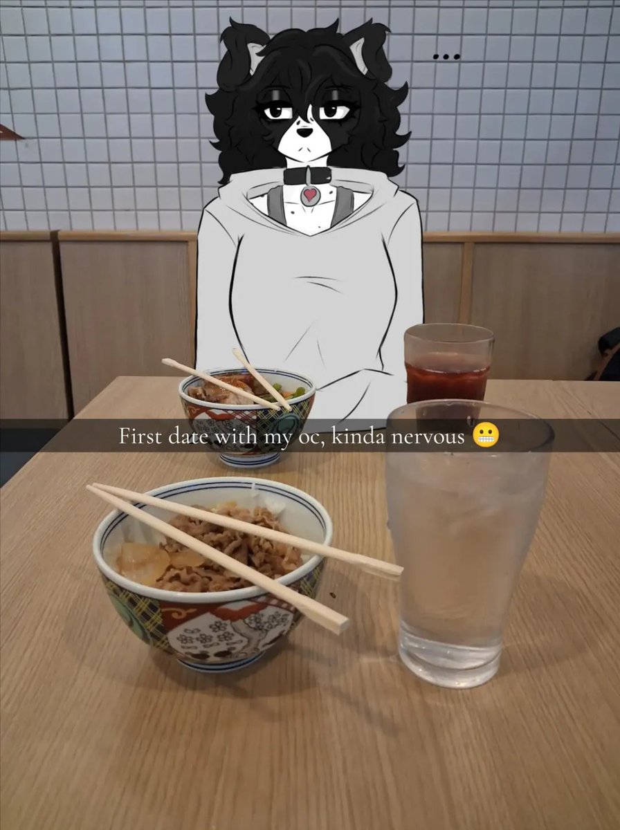 Digi_dog4's tweet photo. First date kinda nervous https://t.co/KfZjCUiXnt