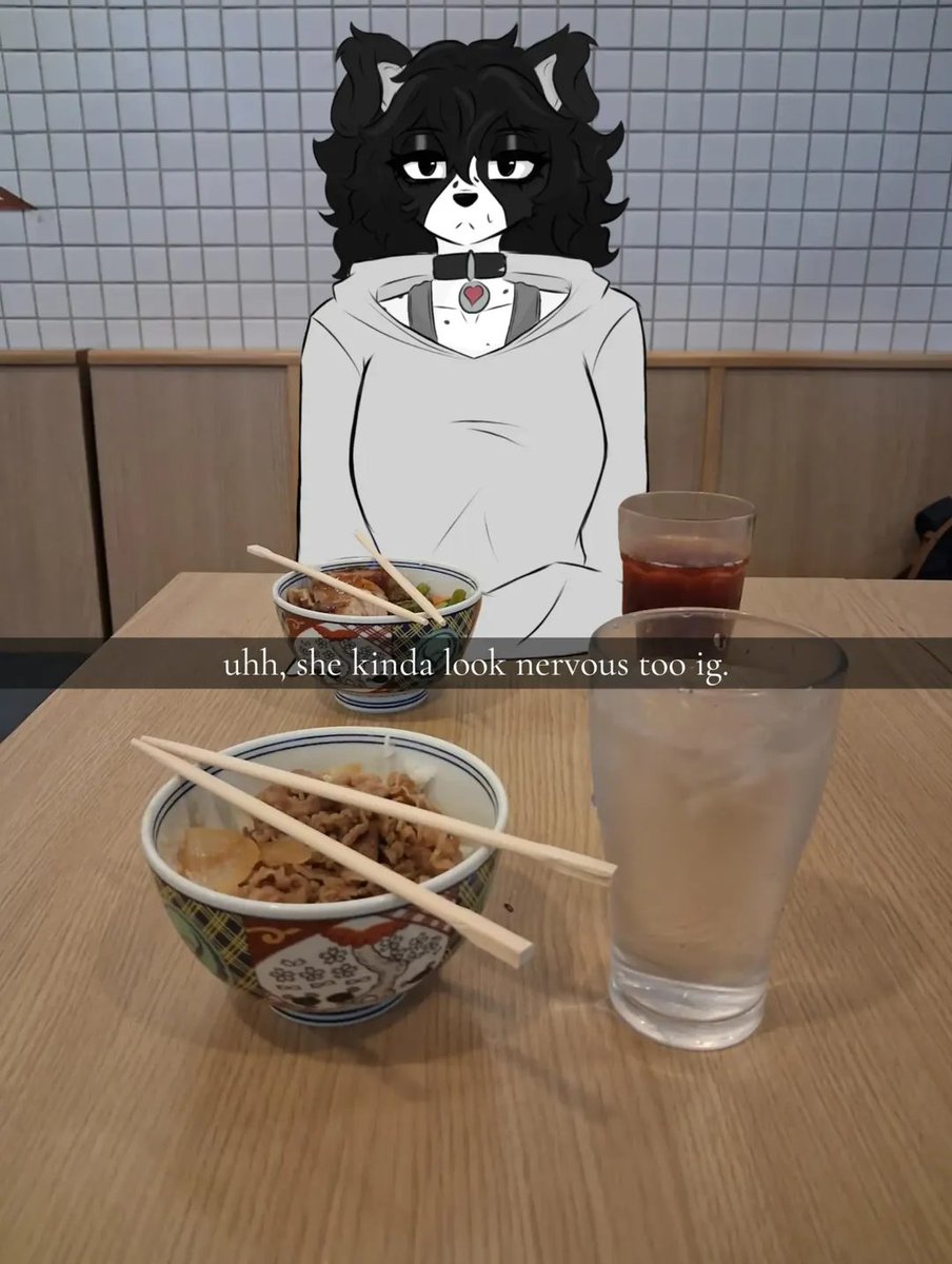 Digi_dog4's tweet photo. First date kinda nervous https://t.co/KfZjCUiXnt
