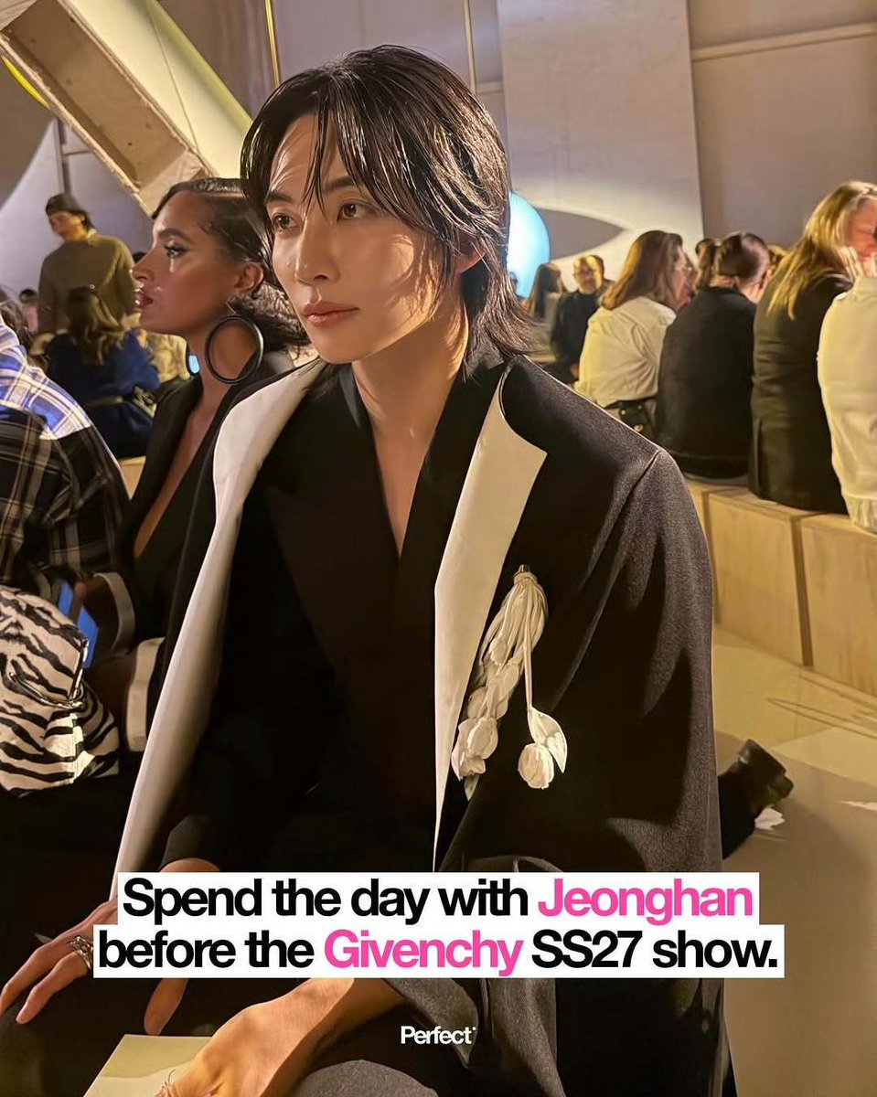 hanniethinker04's tweet photo. 261003 #JEONGHAN #정한 
theperfectmagazine update with jeonghaniyoo_n 

#JEONGHANxGIVENCHY #GivenchySS27
#ParisFashionWeek @pledis_17 @givenchy https://t.co/BbR80Ky0aE