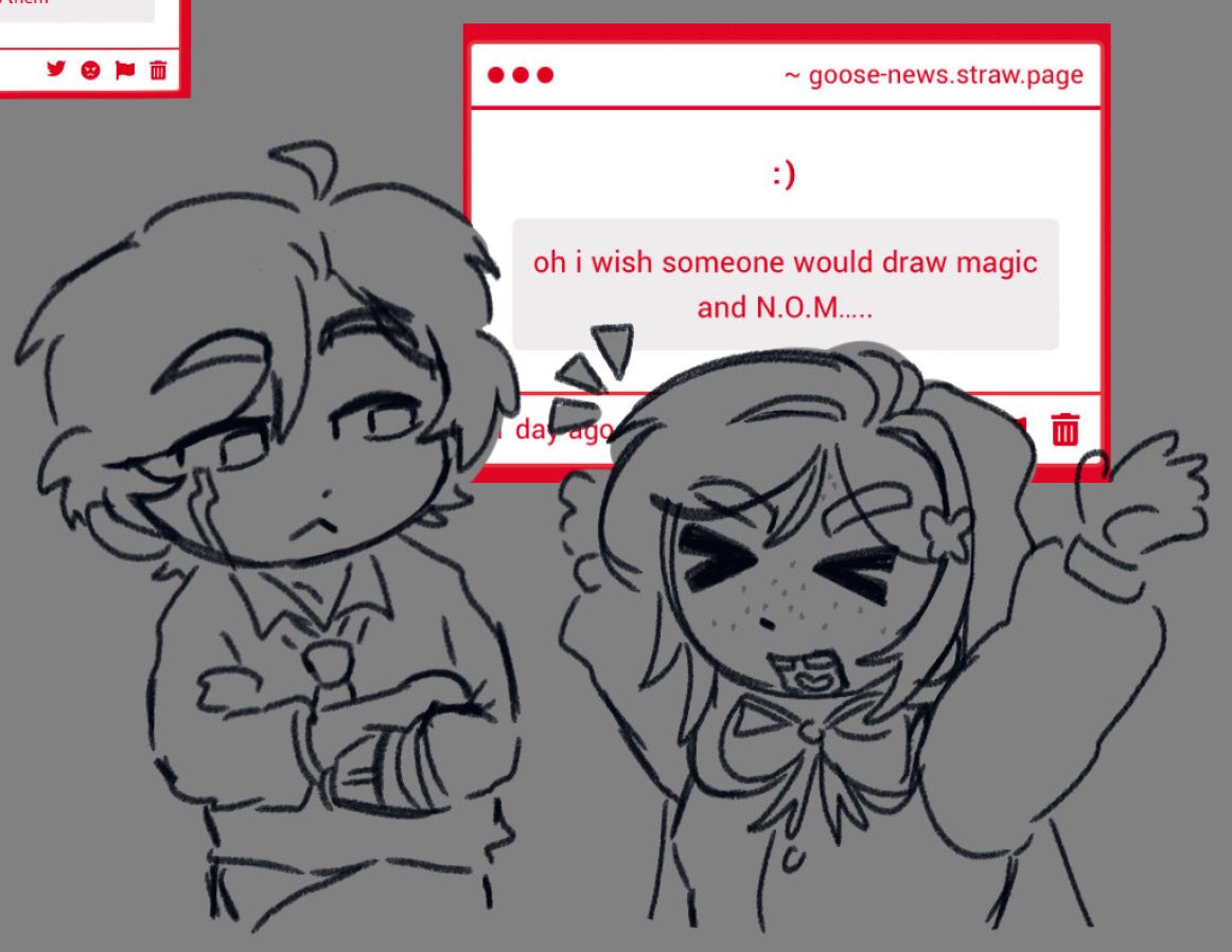 glowyb0y's tweet photo. I love drawing nqh!Magic I need to draw her more 
#nqh #notquitehuman https://t.co/BFrpzTecBn