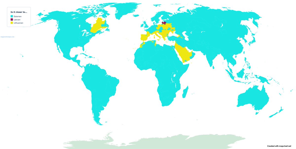 47Tolkien's tweet photo. Closer genetically to either Estonia, Latvia or Lithuania https://t.co/3P1qXB1Ver