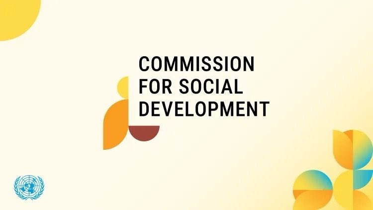 saaf's tweet photo. من المقرر عقد الدورة الخامسة والستين للجنة التنمية الاجتماعية (CSocD65) في الفترة من 1 إلى 9 فبراير 2027 في قاعة المؤتمرات رقم 4 بمقر الأمم المتحدة في نيويورك. https://t.co/BFalQr2vrC