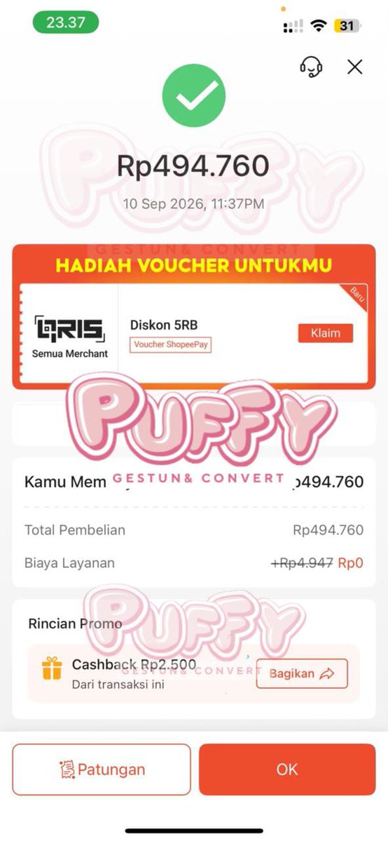 youfrsel's tweet photo. Gestun langsung cair fee 7% bisa limit yup paylater, CC, bca Paylater, dana  cicil, kredivo, gopaylater, Indodana, spaylater, atome, blibli, allo bank cair hitungan menit ❤ https://t.co/K2x9oZ9V0Q