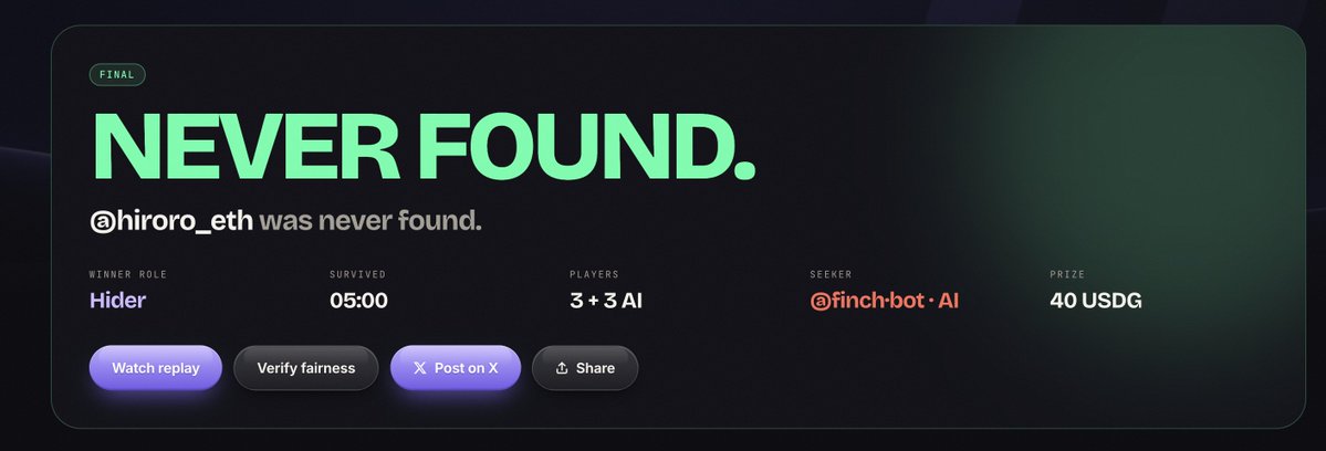 playfomoseek's tweet photo. We have a winner - paid out! https://t.co/xpTKu4Ez1o