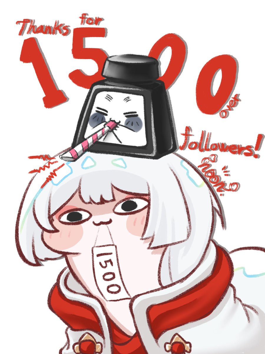 NooN_pixiv_noon's tweet photo. 1️⃣5️⃣0️⃣0️⃣⁉️‼️🎉🎉🙏🙏😭😭😂😂 https://t.co/q2tMlFAhA1