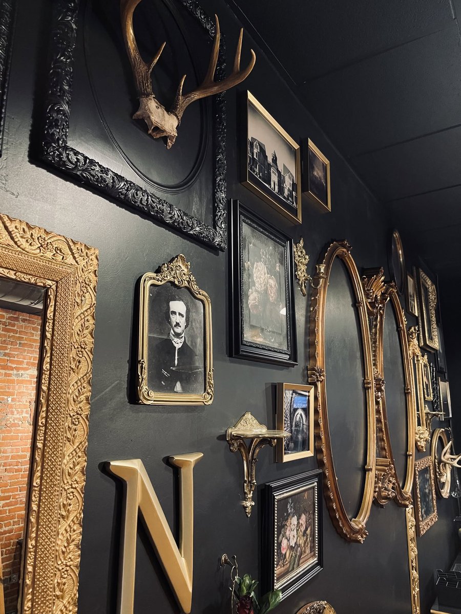 TCPaper's tweet photo. We found the spookiest late-night coffee shop near Toledo 🖤☕️

Located in a historic building in Monroe, MI, Nocturnal serves up mystical concoctions like Sleepy Hollow Moon Milk. Co-owners Hannah and Zach Holdwick spent 2 years bringing Nocturnal to life.

Read more on our site https://t.co/RuEbFEJOS4