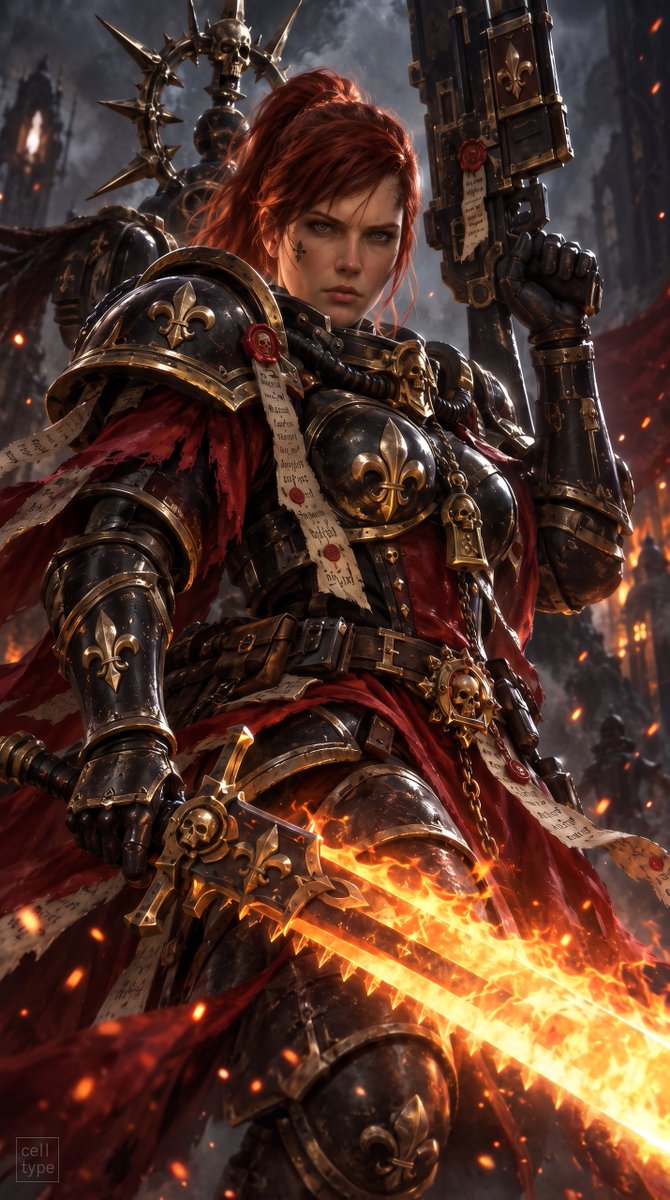 Troton3g's tweet photo. #AIart️️️️️️️️️️️️️️️️️️️️️️️️️️️️️️️️️️️️️️️️️️️️️️️️️️️ #WH40k #StarCraft
サラ・ケリガン \ アデプタ・ソロリタス
Sarah Kerrigan \ Adepta Sororitas https://t.co/w8XmRBW9Av