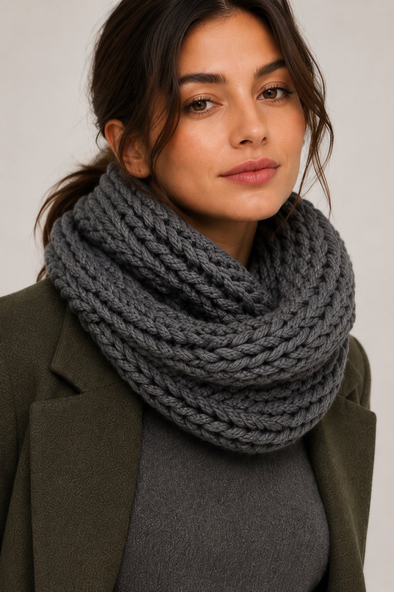 VIP1Fashion's tweet photo. Grey. Chunky. Easy to style. ๐ฉถ
The infinity scarf made to finish your autumn & winter looks.
#vipitalianfashion #infinityscarf #italianstyle #winterstyle https://t.co/5Ww4QZGUEN