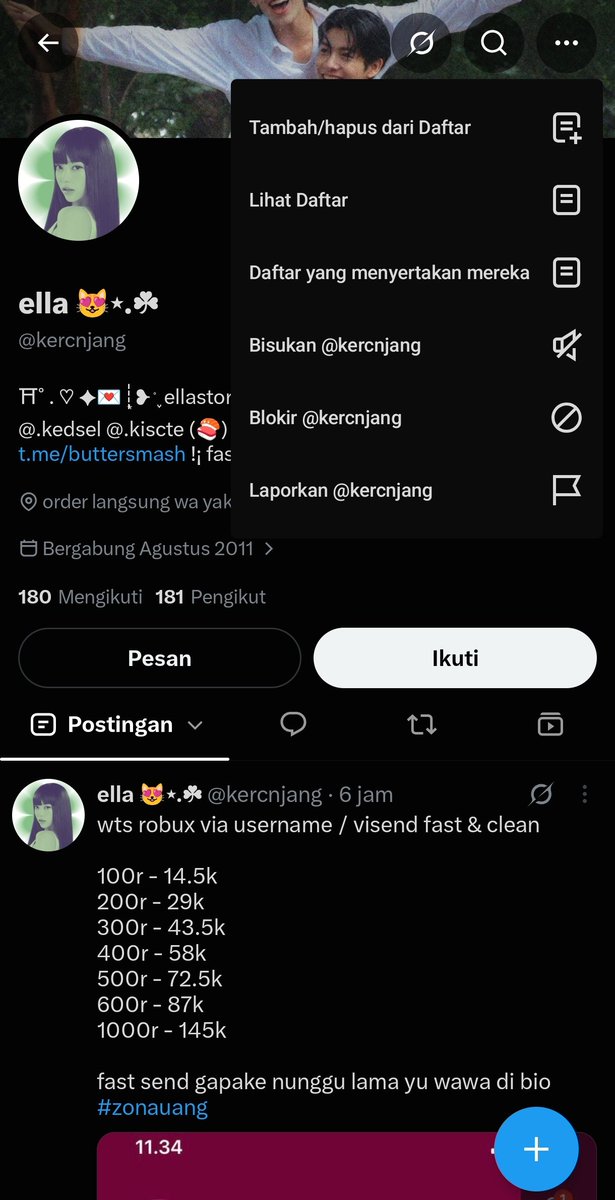 devprinceps's tweet photo. gak pernah bosen mengingatkan, kalo mau transaksi di X, jangan lupa cek bagian "daftar yang menyertakan mereka" ya guyss🙏🏻 https://t.co/f4twWZAmvz